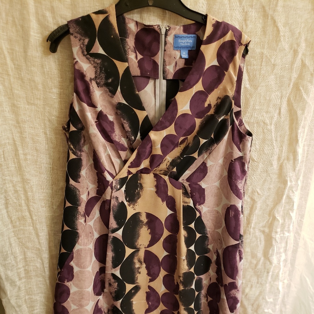 Abstract print dress